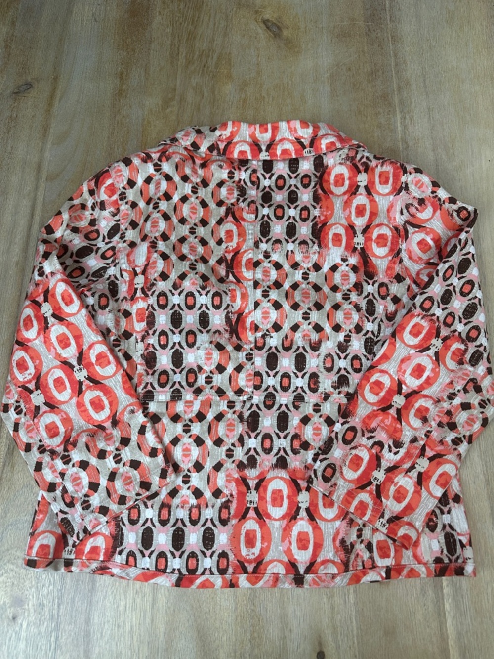 Ruby Rd. Geometric Patterned Zip-Front Jacket - Picture 10 of 10